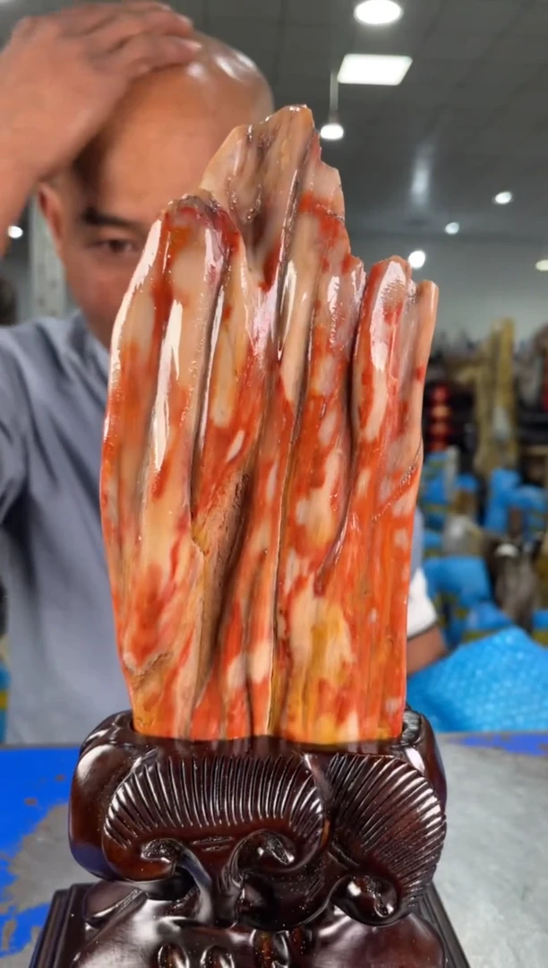 【闪购商品】硅化玉摆件未镶嵌48