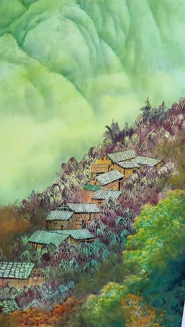 国画刘立荣亲笔绘画手绘作品D35