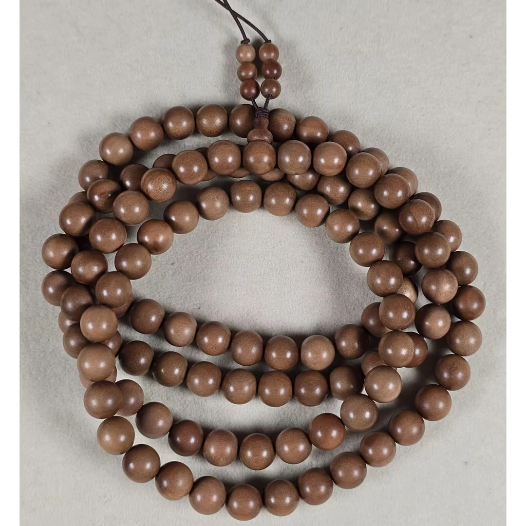 老山檀香   1.0顺纹108颗珠