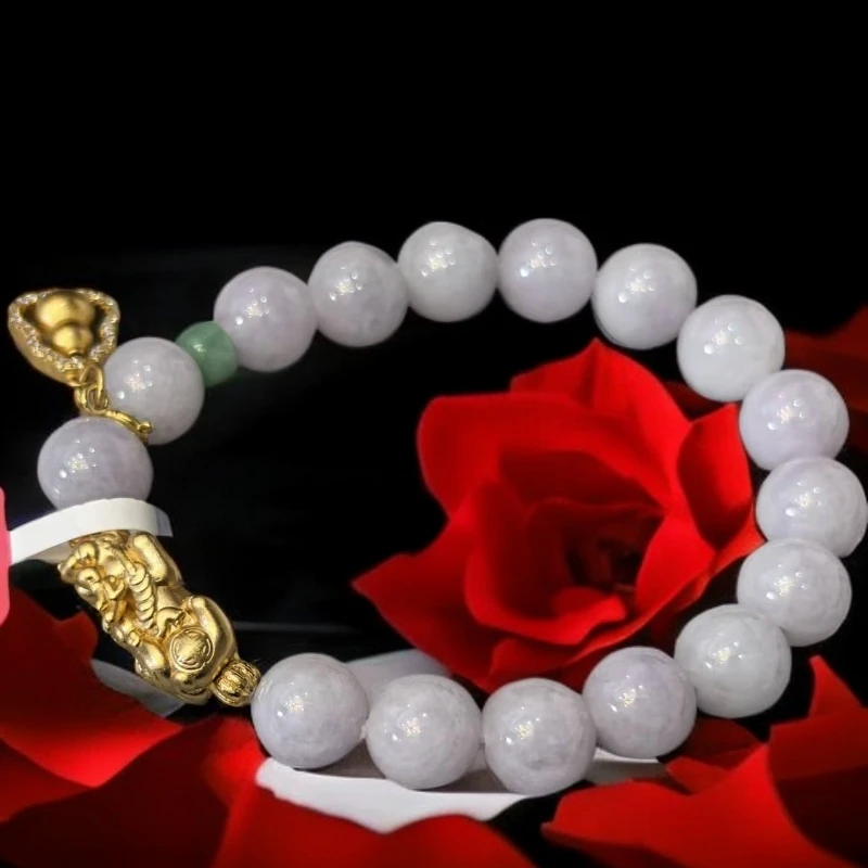 J310 天然翡翠单圈手链