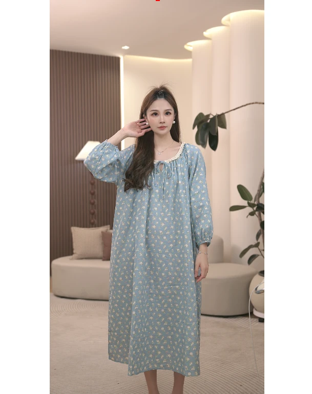 DM【蓝清风】高定设计款时尚家居服睡裙CCCCCC
