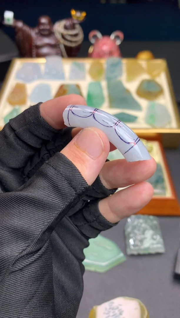 未镶嵌定制翡翠天然翡翠裸石（包工）