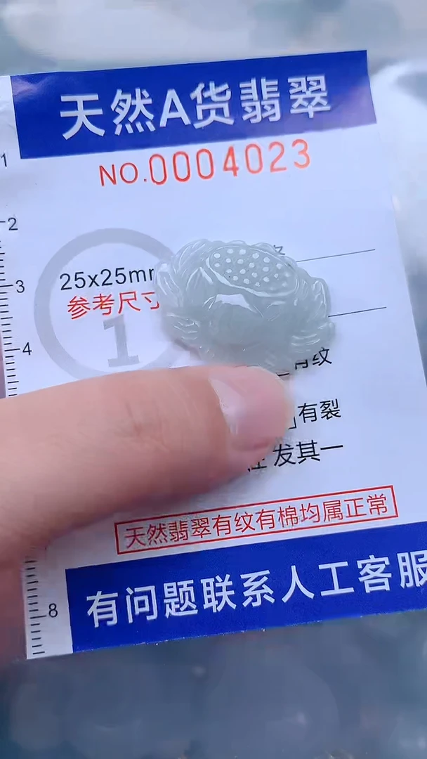 翡翠未镶嵌吊坠(不含链)1