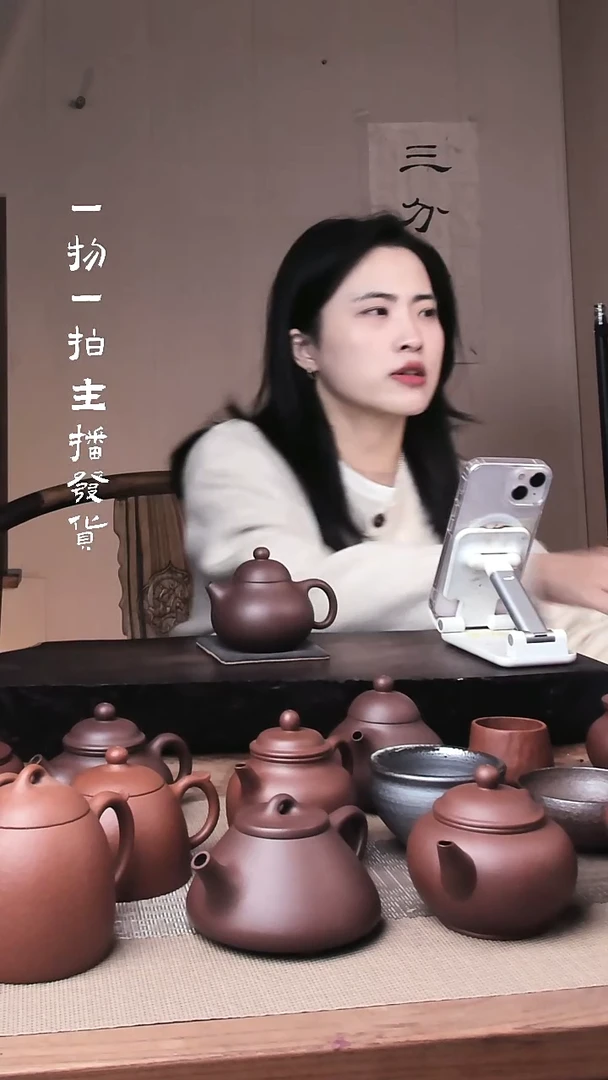 茶壶紫砂紫泥半手工文旦160cc