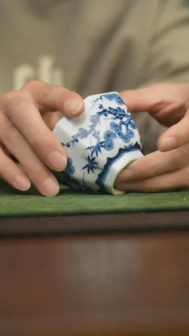 【闪购商品】杯柴窑青花破价福利