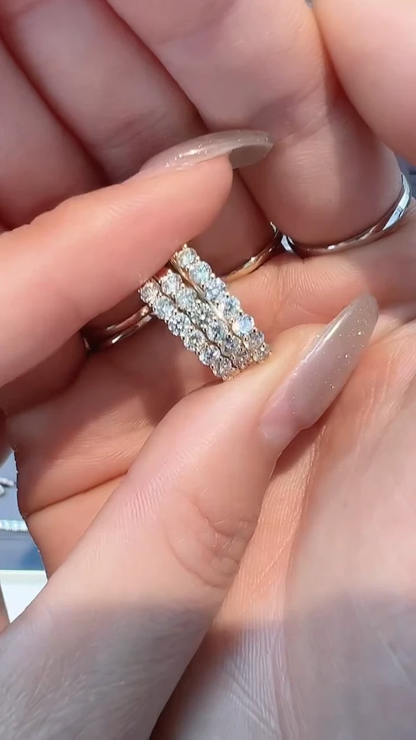 【闪购商品】钻石戒指/指环18K金镶嵌多样性发一