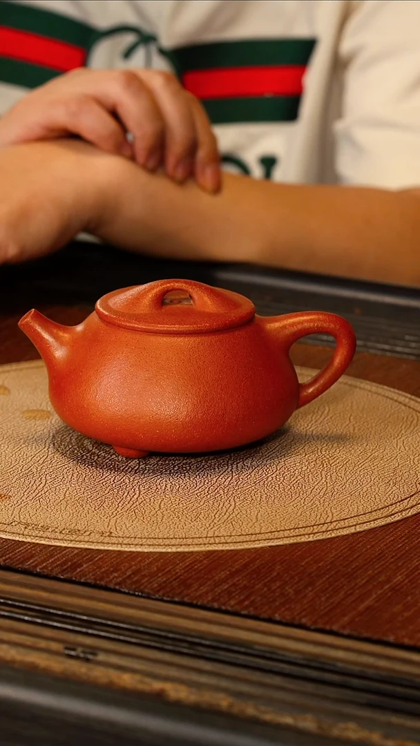 宜兴紫砂JMJ 桃花泥 石瓢