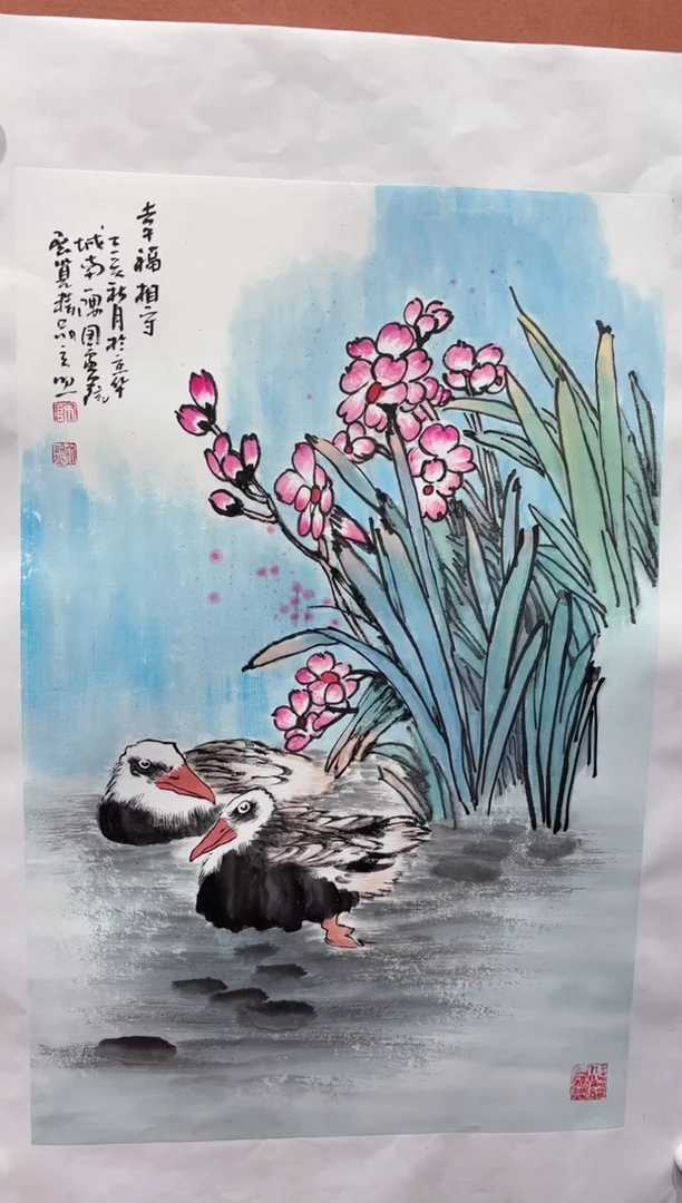 国画师立照老师国画作品