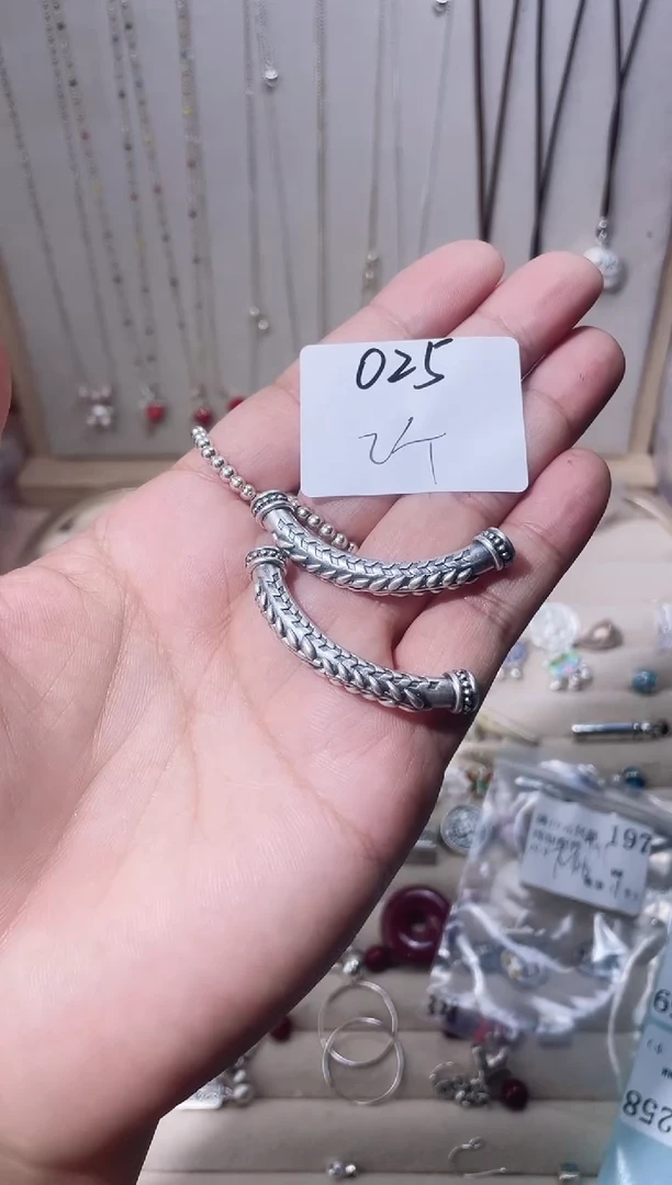 无足银糖*纯银配件025