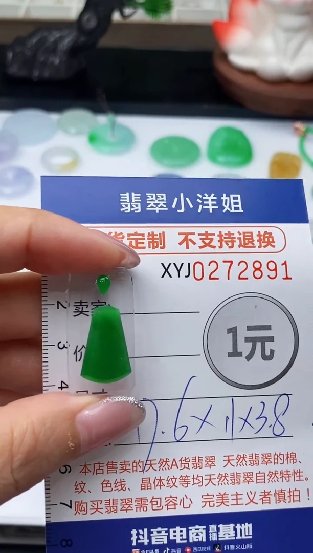 未镶嵌定制翡翠冰**芦毛货商品 不退换/ 2891
