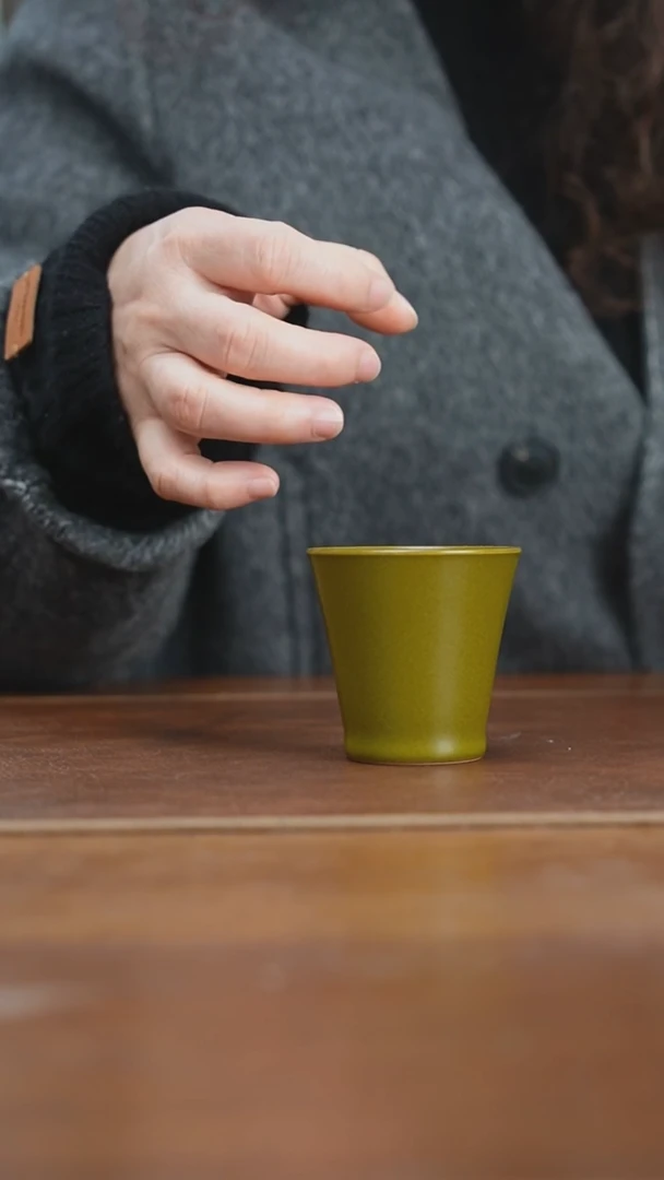 【闪购商品】杯景德镇茶叶末直口杯
