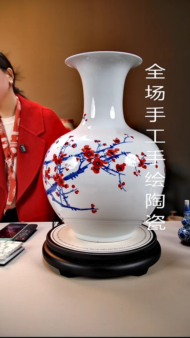 摆件陶景德镇手绘陶瓷30