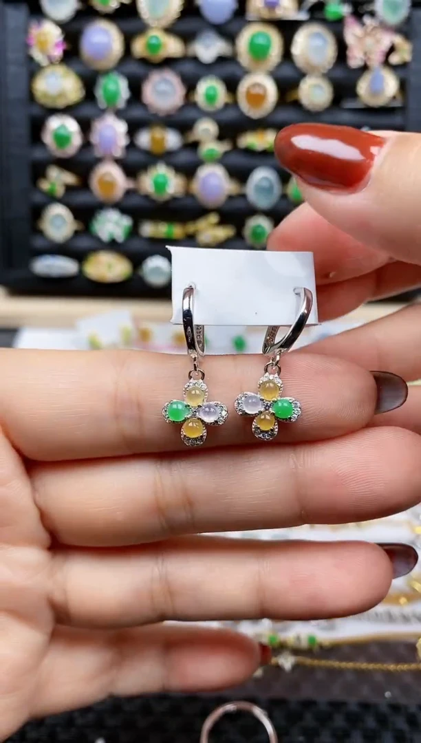 银S925镶嵌戒指翡翠40