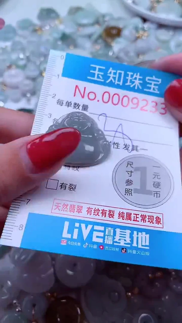 吊坠(不含链)未镶嵌翡翠9233