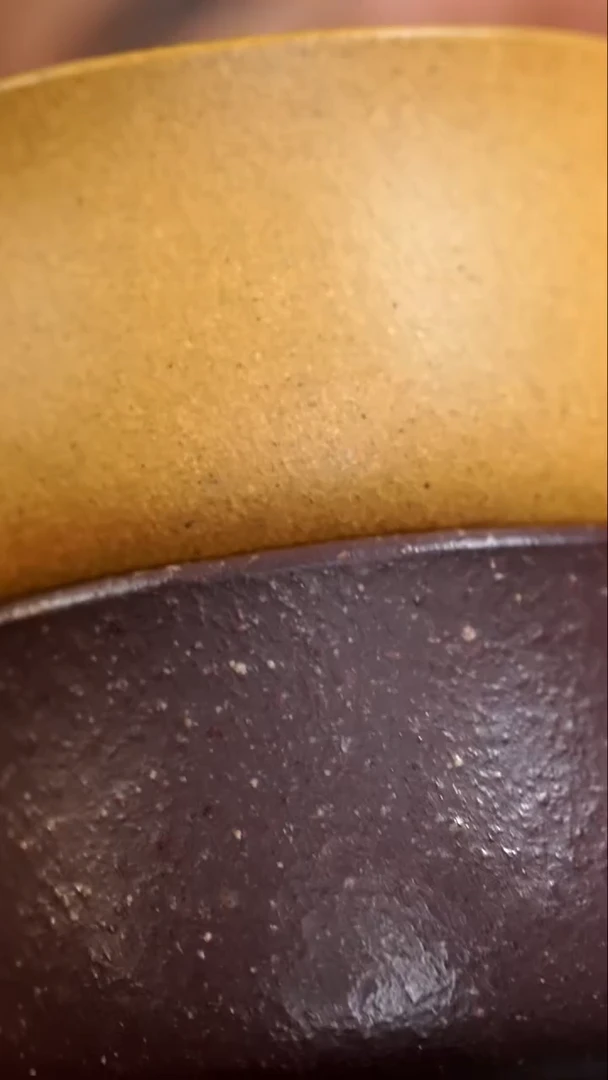 【闪购商品】紫砂茶壶10-粗砂天青+黄金段大韵杯80cc