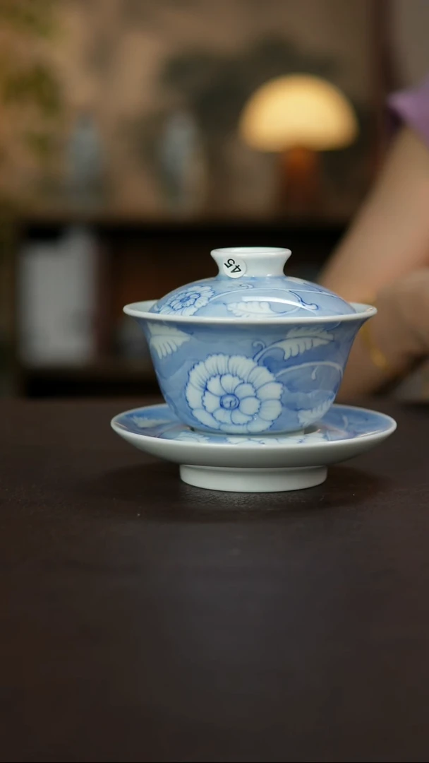 景德镇陶瓷杯碗柴烧多人