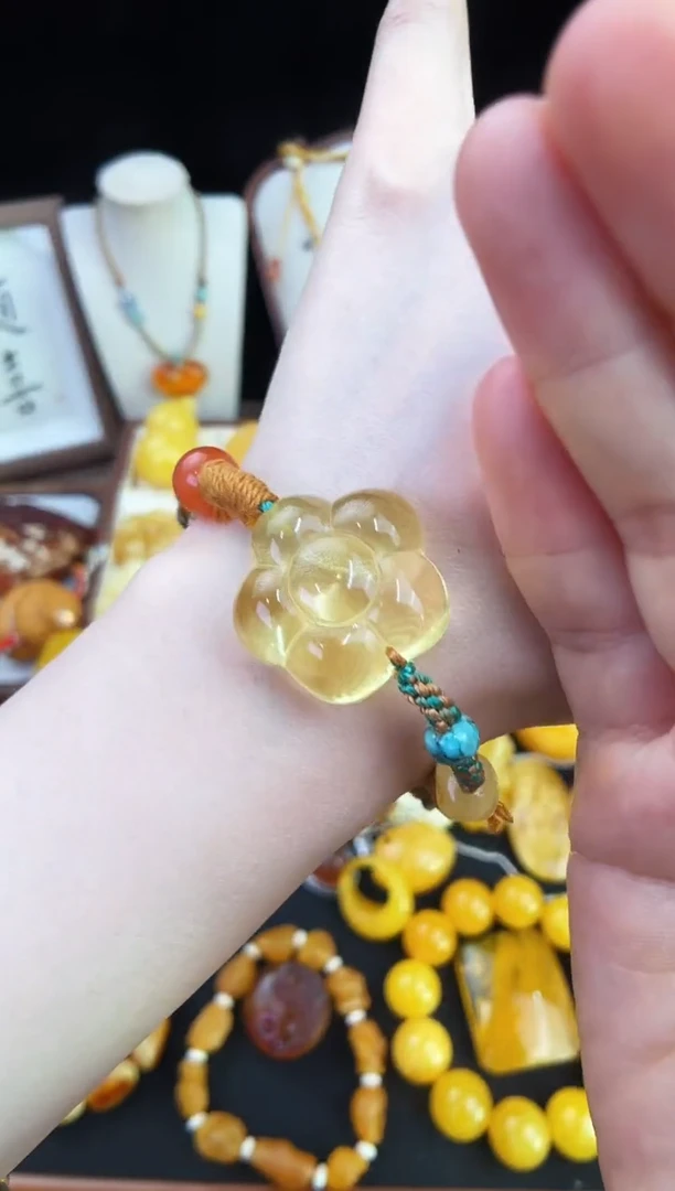 琥珀未镶嵌珠宝奇石柒月