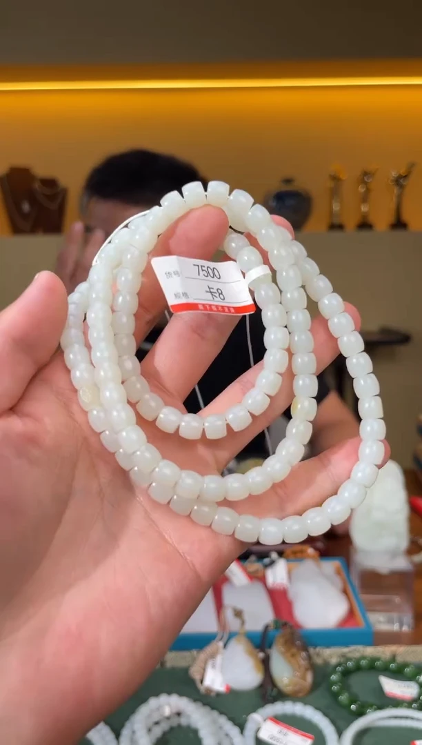 和田玉未镶嵌项链8