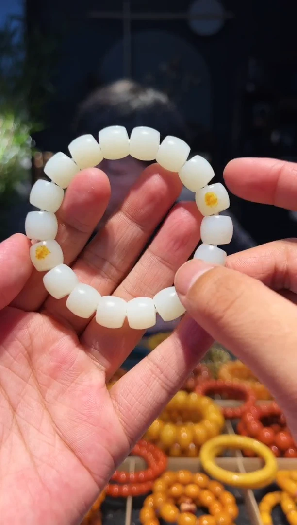 手串未镶嵌和田玉12+直切