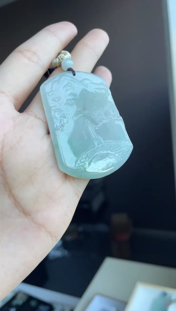吊坠(不含链)未镶嵌翡翠天然缅甸A货翡翠