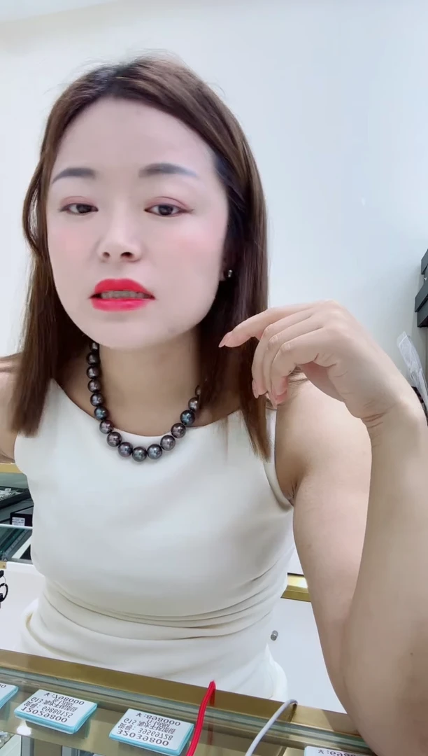 未镶嵌淡水珍珠项链莫兰迪13-15定99不退换总9800