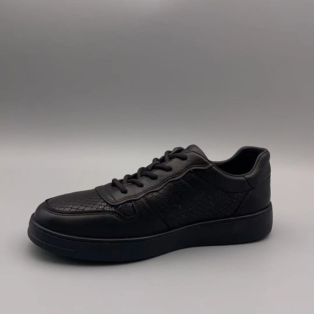 新款轻质厚底系带男士皮鞋休闲鞋C310