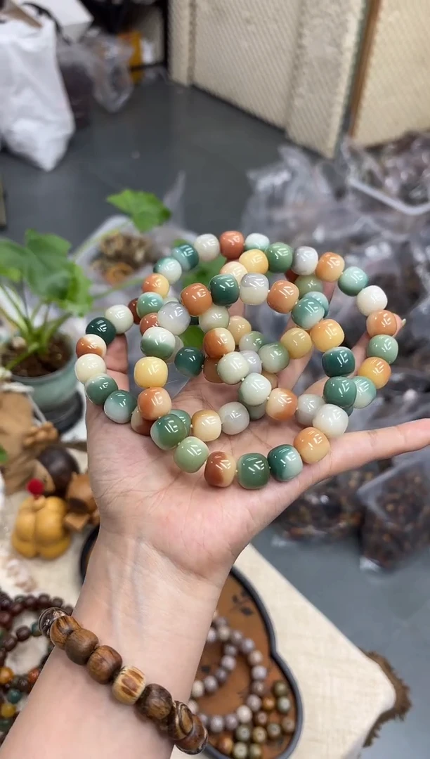 菩提根/象牙果手串13水磨福利（702）