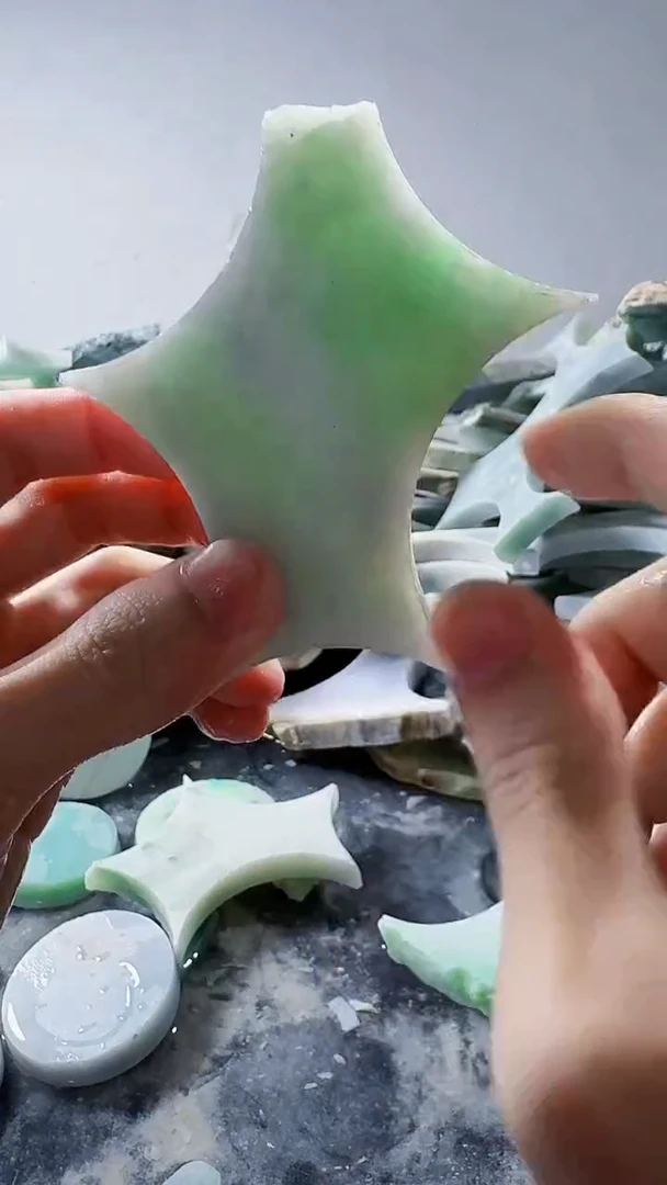 裸石翡翠缅甸翡翠A货文3525