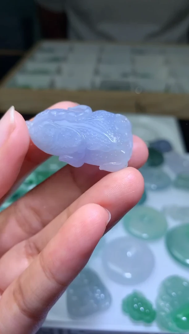 定制翡翠未镶嵌毛货