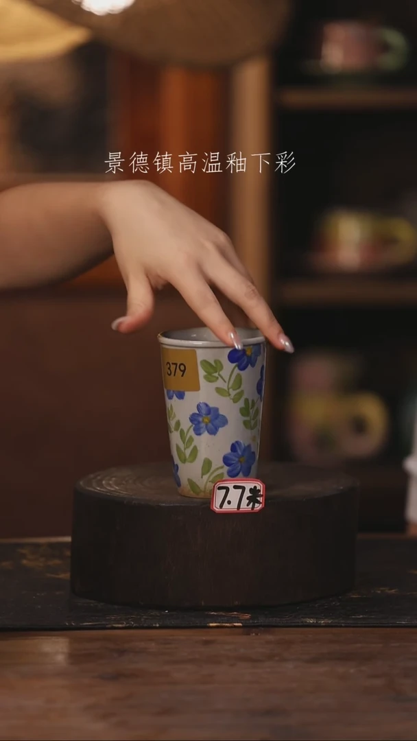 陶瓷景德镇高温釉下手绘陶瓷379
