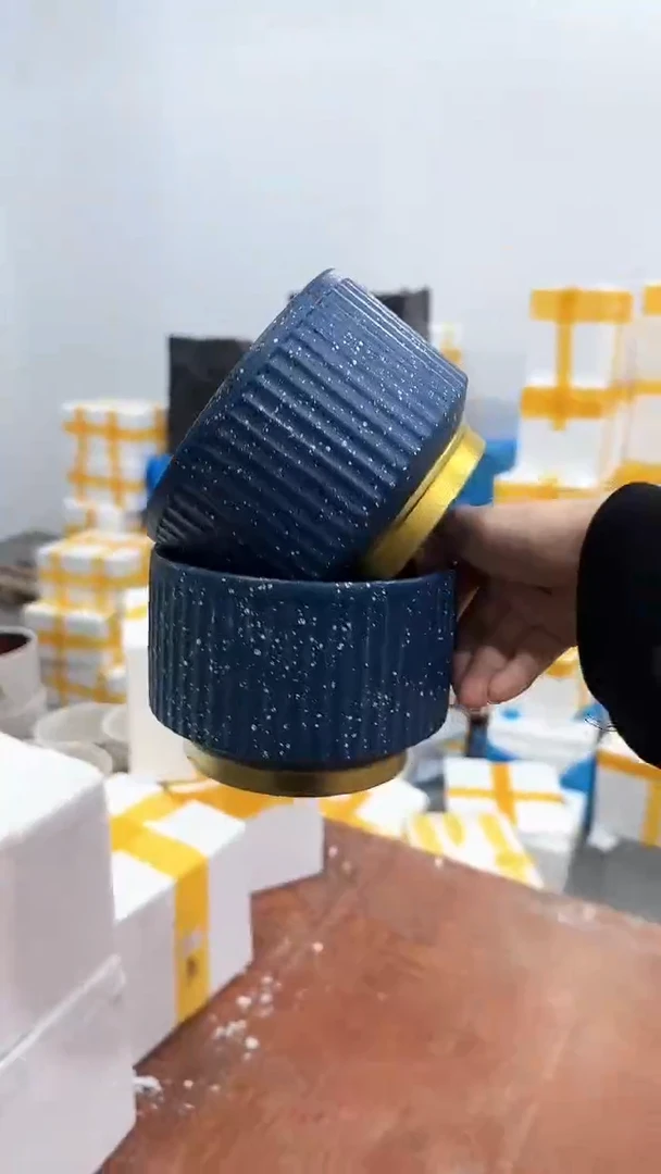 高温陶瓷花盆+E122