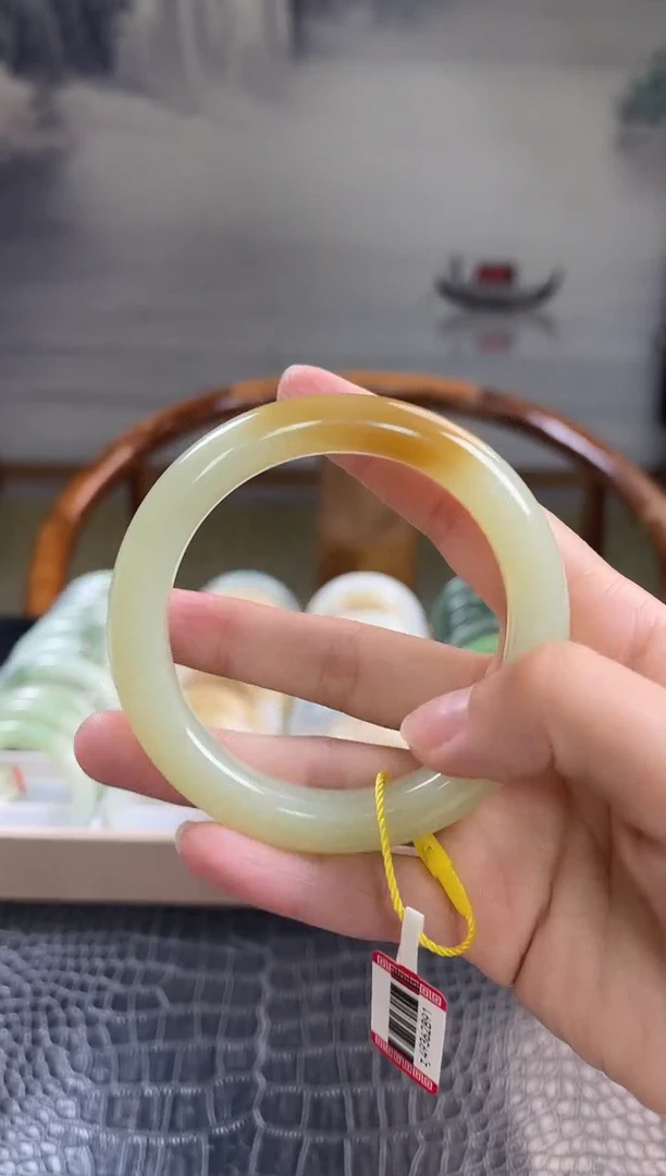 未镶嵌手镯和田玉57+圈口2891