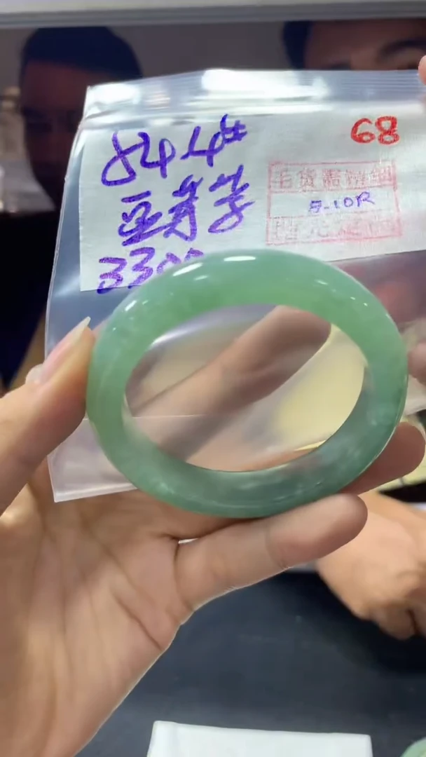 未镶嵌定制翡翠豆*菜68毛货需精细抛光定制+多样性发1+3300