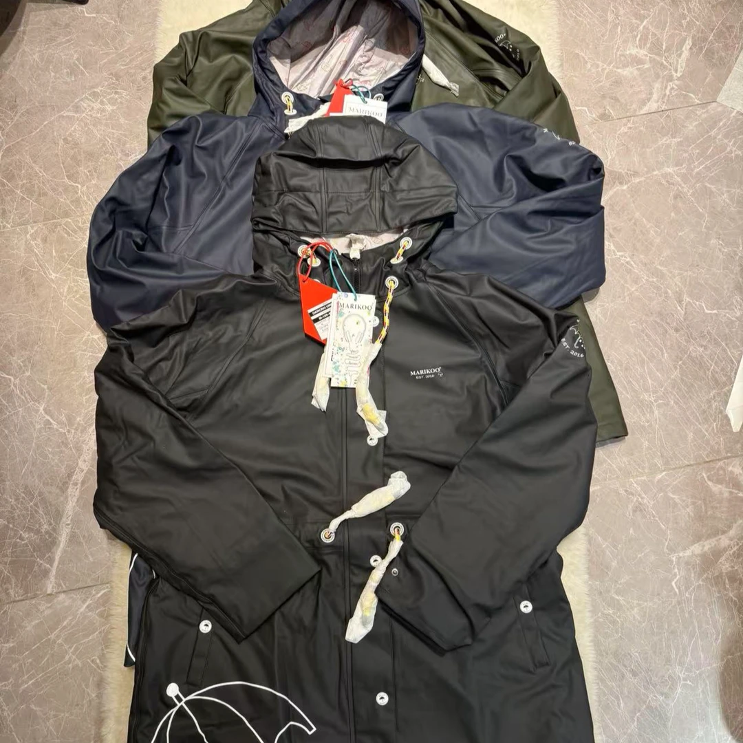 24大厂纯原出口加p棉德国小雨伞复杂工艺连帽男女款机能三防外套