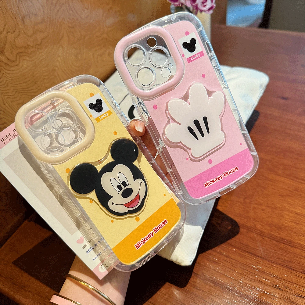 米奇笑脸适用苹果iphone小米15/14/13promax防摔vivo华为oppo手机