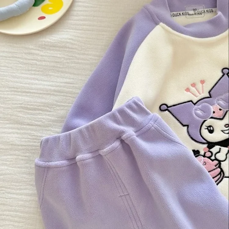 儿童卫衣冬装新款女孩冬季一体绒衣服时尚小童款加厚上衣