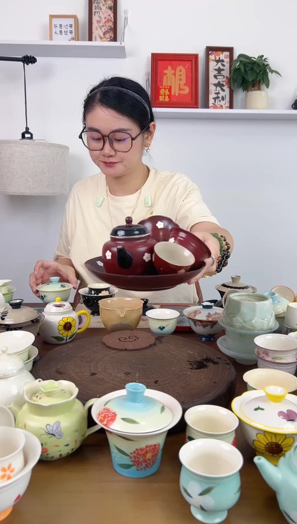 【老板娘闪购福利】山楂红茶壶（5件套）