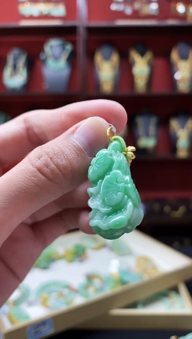颈饰未镶嵌翡翠翡翠吊坠