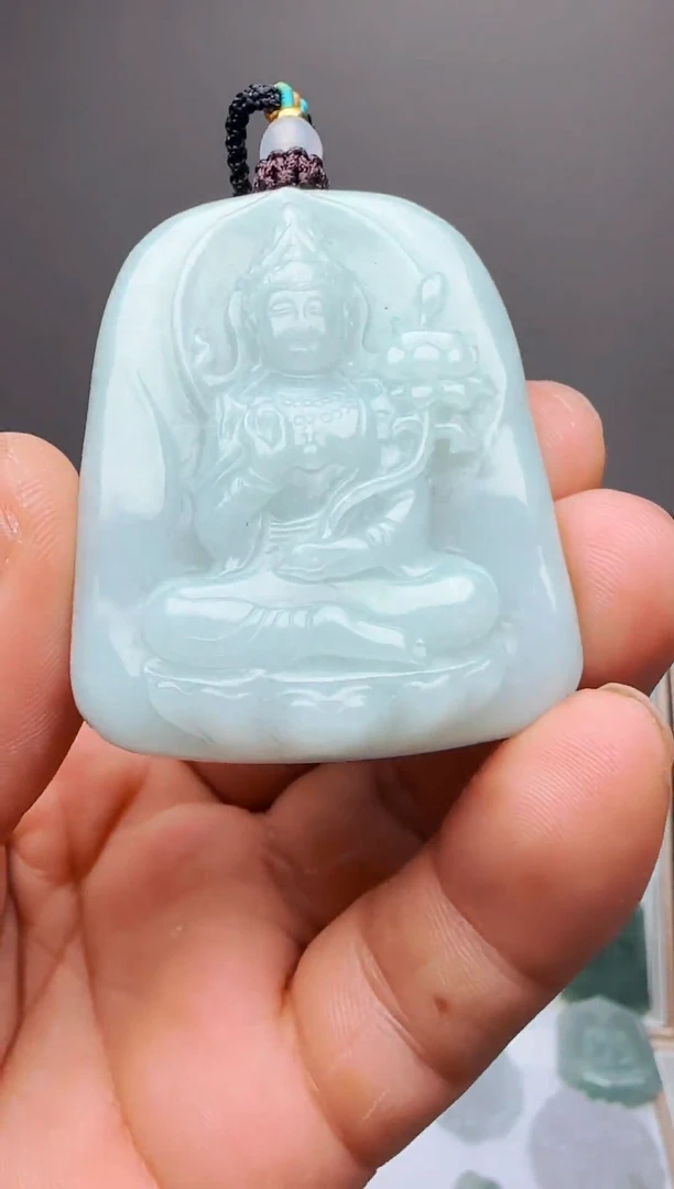 【闪购商品】翡翠颈饰未镶嵌天然A货翡翠