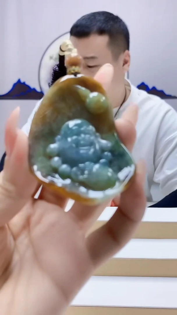 未镶嵌定制翡翠4898ty-毛货挂件117
