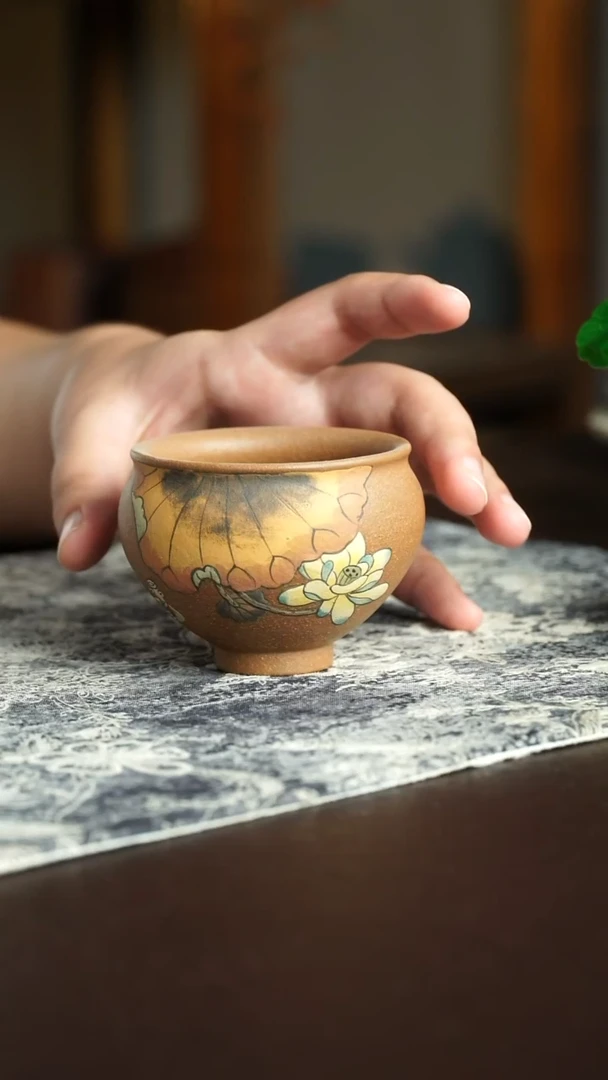 茶杯紫砂59号宜兴紫砂原矿作品