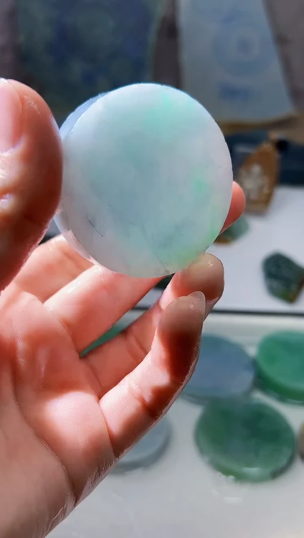 裸石翡翠天然翡翠A货玉 南 865