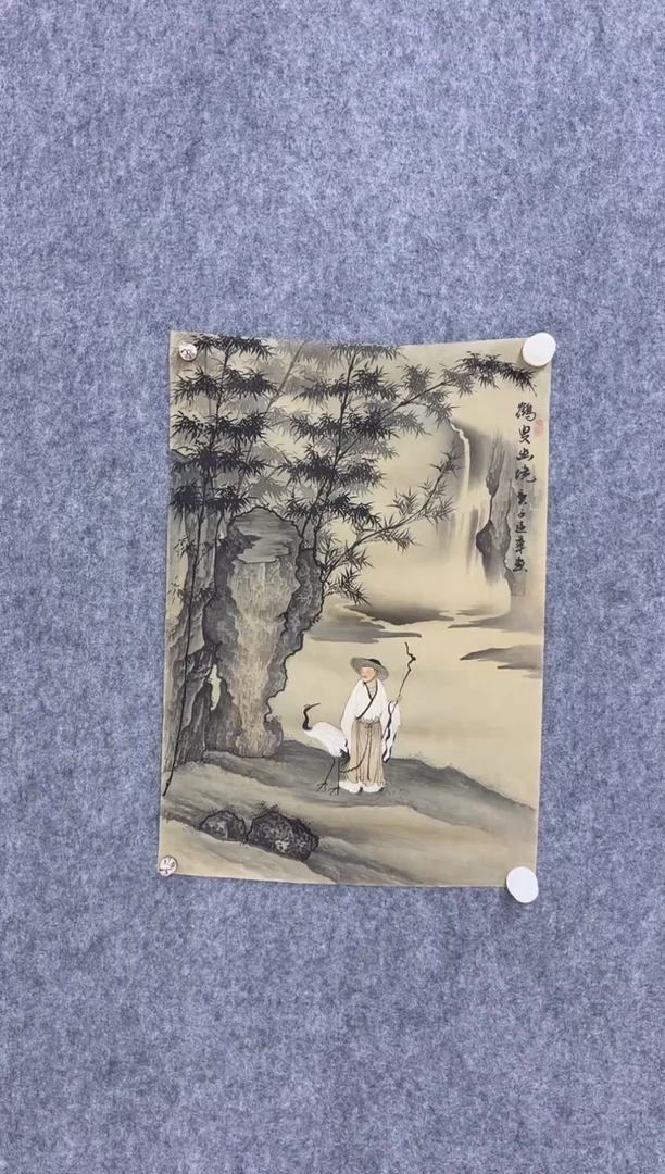 国画国画经典手绘2.7平尺