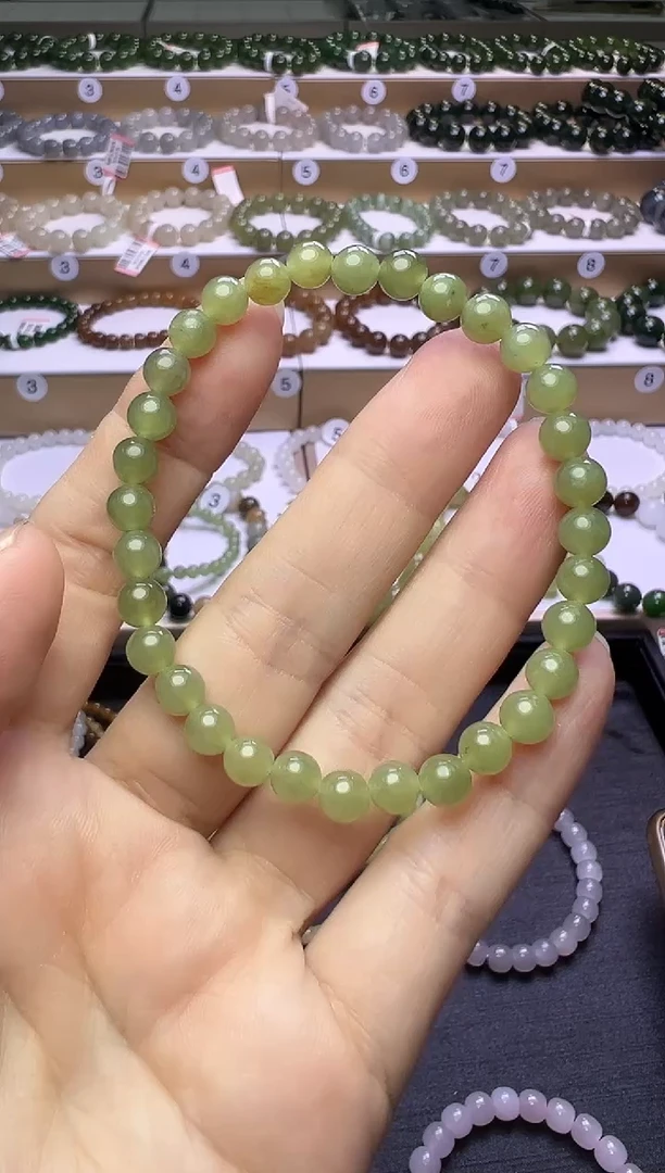 手串未镶嵌和田玉64号链接卡6mm多样性发一