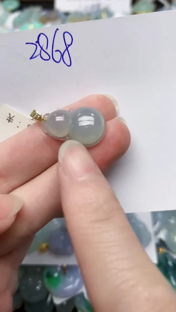 颈饰未镶嵌翡翠天然缅甸A货翡翠百元以上9元证书费自理