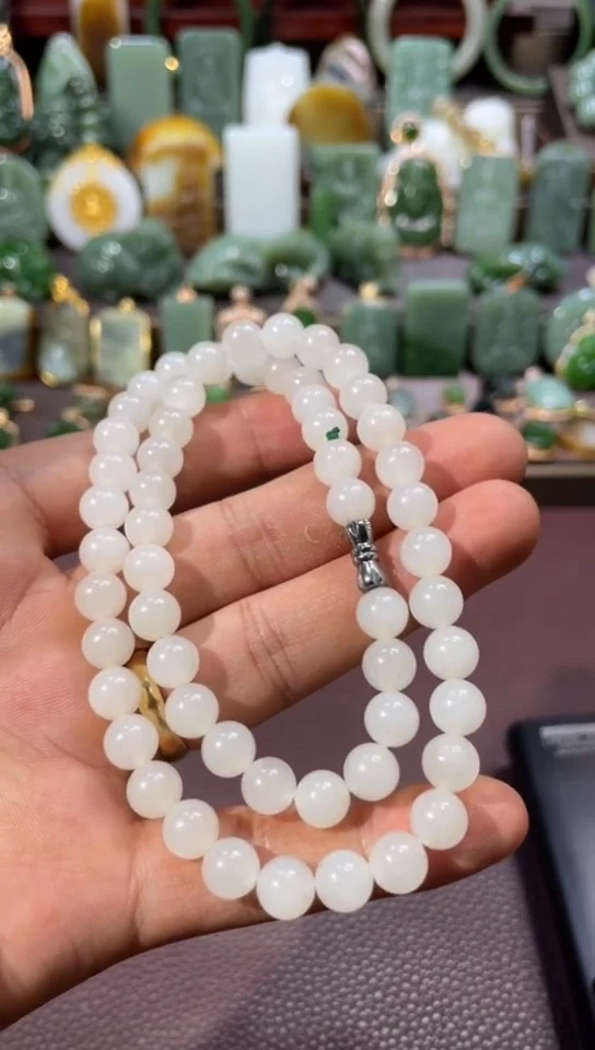 和田玉未镶嵌项链【手艺人705】15