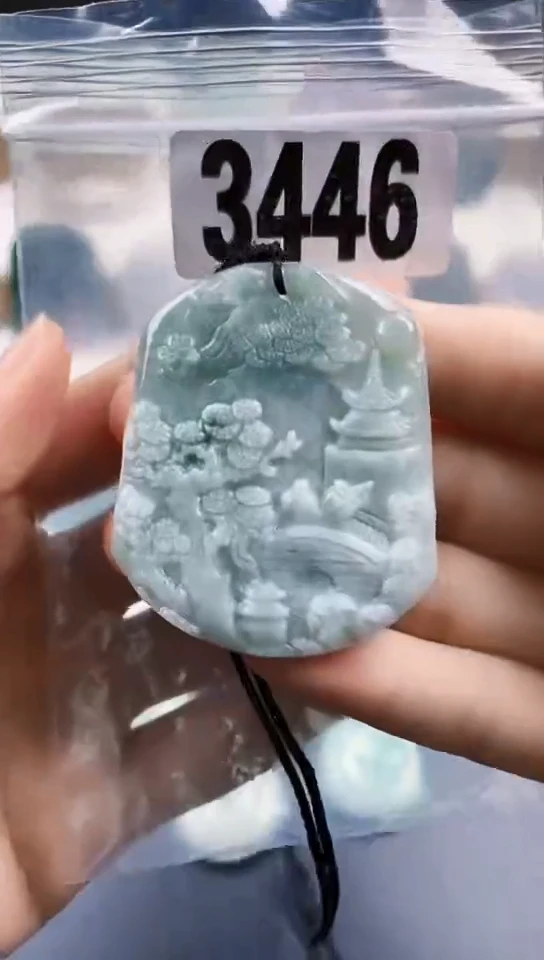 颈饰未镶嵌翡翠天然翡翠吊坠挂件
