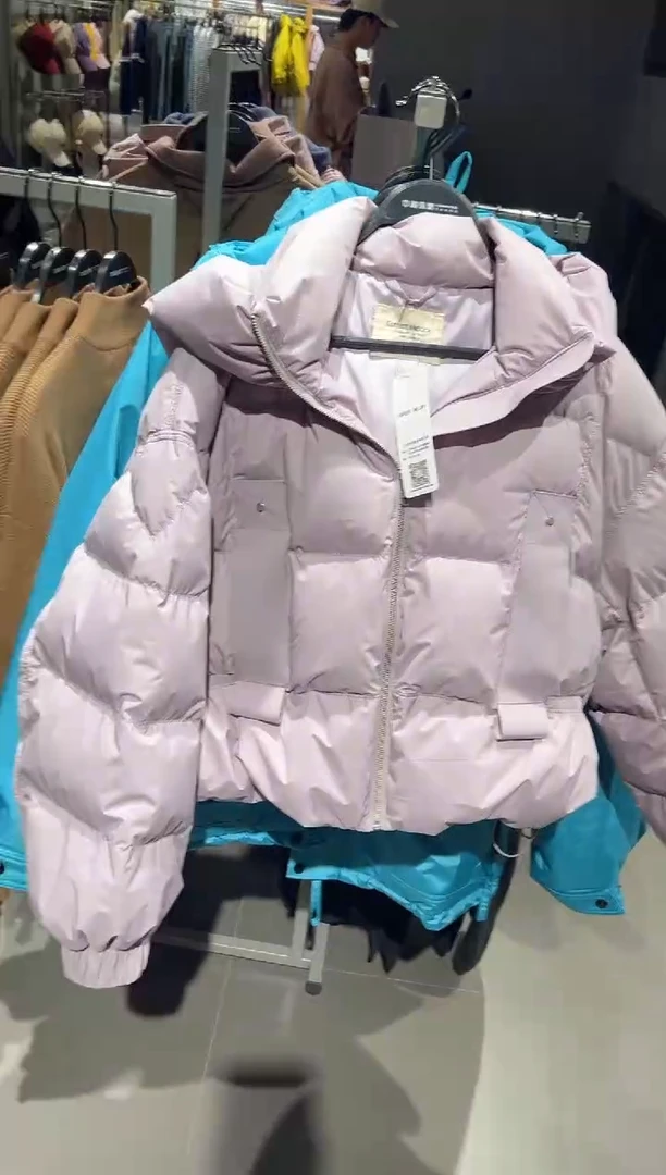 中和休闲连帽短款羽绒服H64276811-（拍下备注颜色尺码）