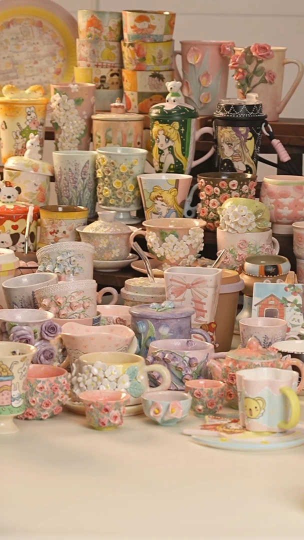 其他景德镇釉下彩手绘设计师款陶瓷微瑕no退no换