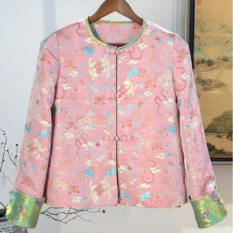 PM王囡囡 李德喜正肩鱼跃龙门中式国风外套 NC1D1253